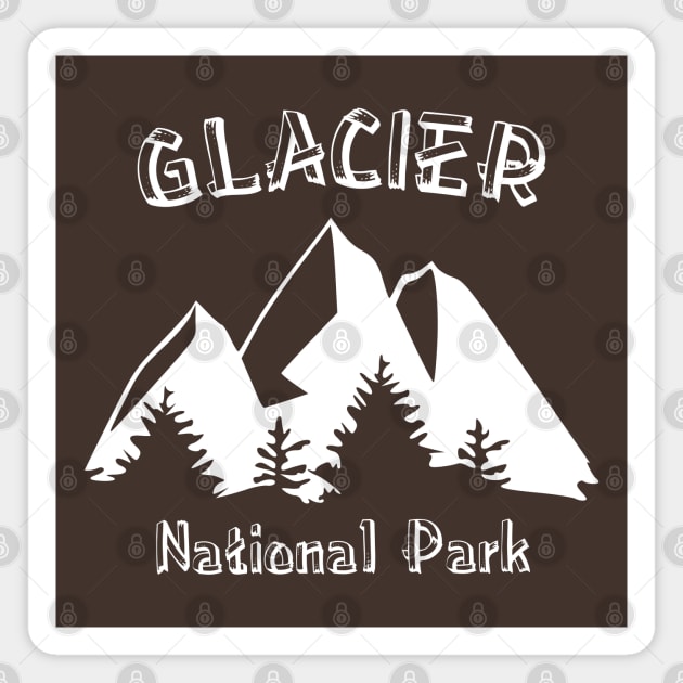 Glacier National Park Magnet by esskay1000